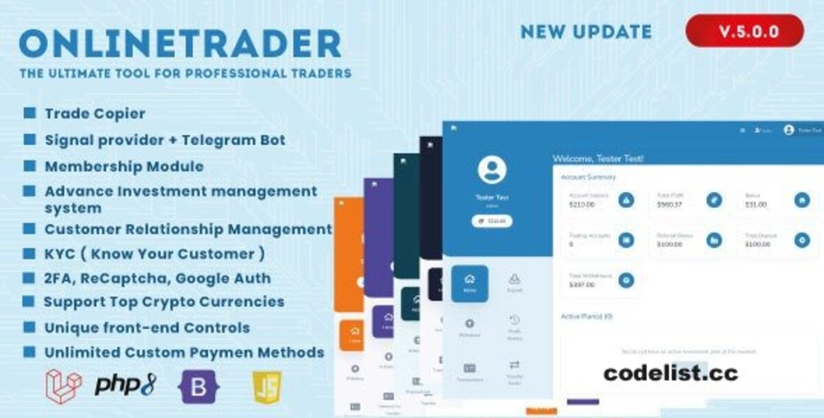 OnlineTrader v5.0.7 - The ultimate tool for professional traders