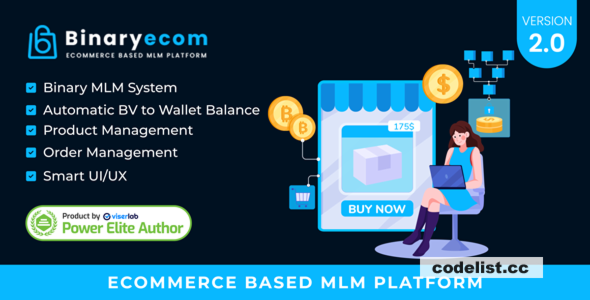 BinaryEcom v2.0 - Ecommerce Based MLM Platform