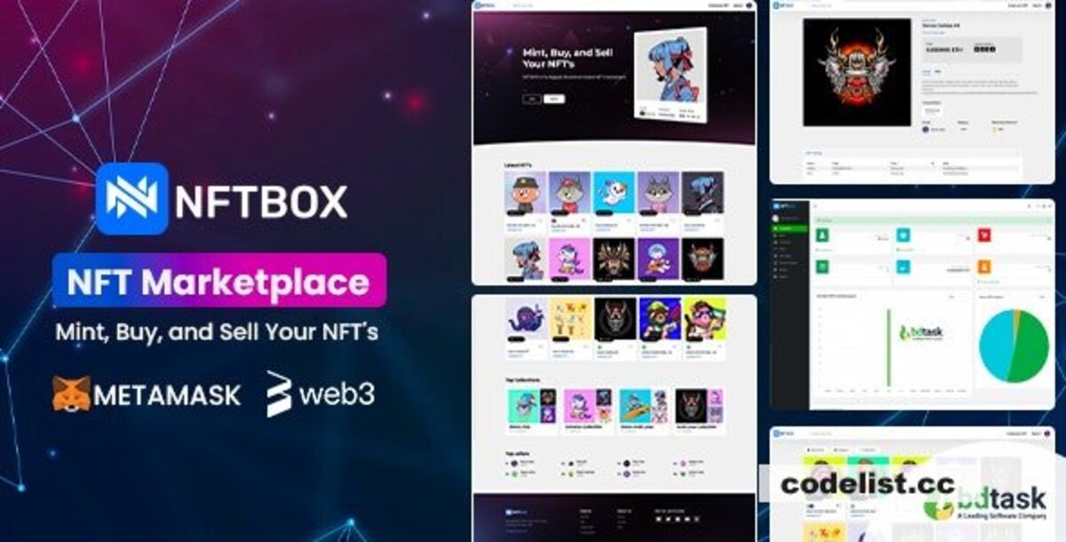 NFTBOX - NFT Marketplace Script